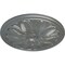 Ekena Millwork Bordeaux Ceiling Medallion (Fits Canopies up to 3 1/4"), Hand-Painted Platinum, 22 5/8"OD x 1 3/4"P CM22BOPLS - alternate 6